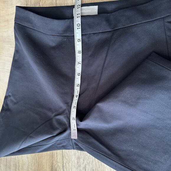 Everlane The Fixed Waist Stretch Cotton Pant Black 6 - Picture 7 of 8